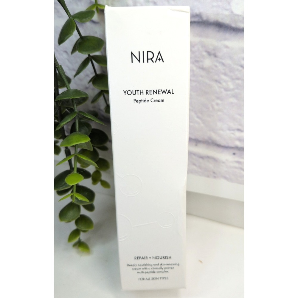 NIB!🥰NIRA Youth Renewal Peptide Cream 2.7 oz 80 mL Anti Aging Peptides Vitamin